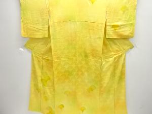 菊青海波模様訪問着